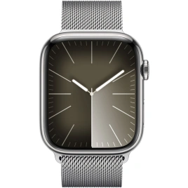 Смарт-часы Apple Watch Series 9 45 mm Silver Stainless Steel Case with Silver Milanese Loop