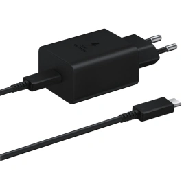 Сетевое зарядное устройство Samsung 45W PD USB-C EP-T4510 + Cable Black (EP-T4510XBEGRU)