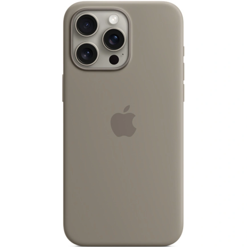 Силиконовый чехол Apple MagSafe для iPhone 15 Pro Clay фото 1