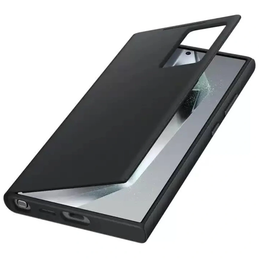 Чехол-книжка Samsung Smart View Wallet Case для S24 Ultra Black фото 3