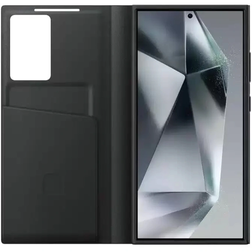Чехол-книжка Samsung Smart View Wallet Case для S24 Ultra Black фото 2