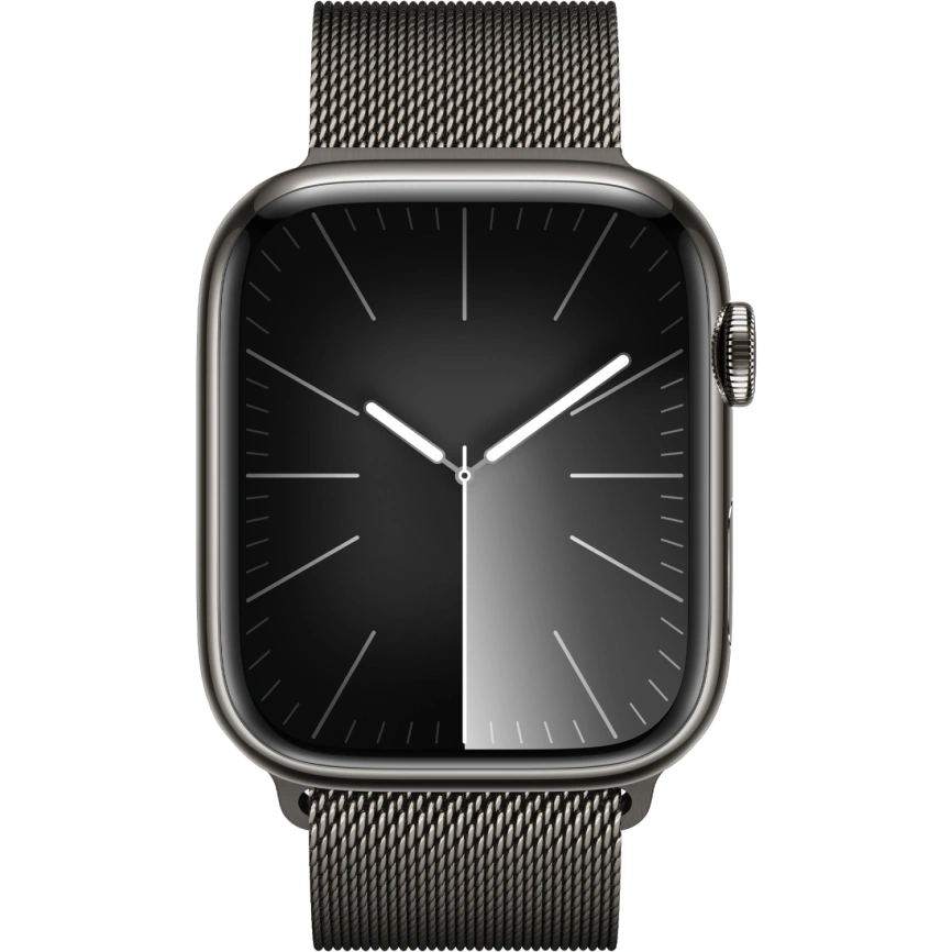Смарт-часы Apple Watch Series 9 45 mm Graphite Stainless Steel Case with Graphite Milanese Loop фото 3