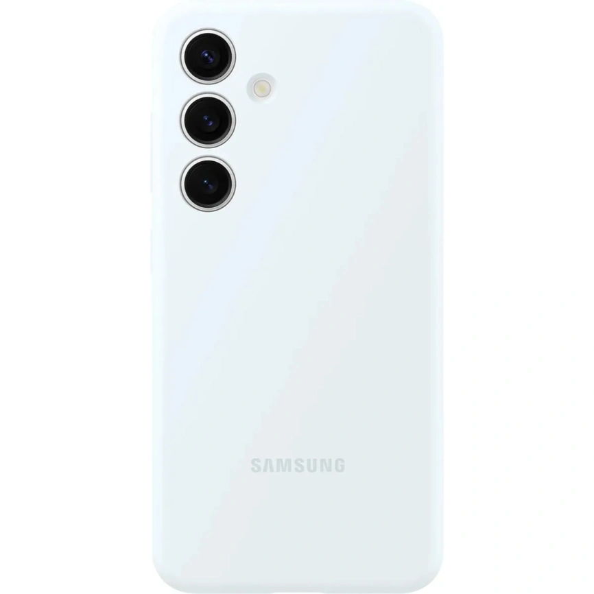 Чехол Samsung Silicone Case для S24 White фото 1