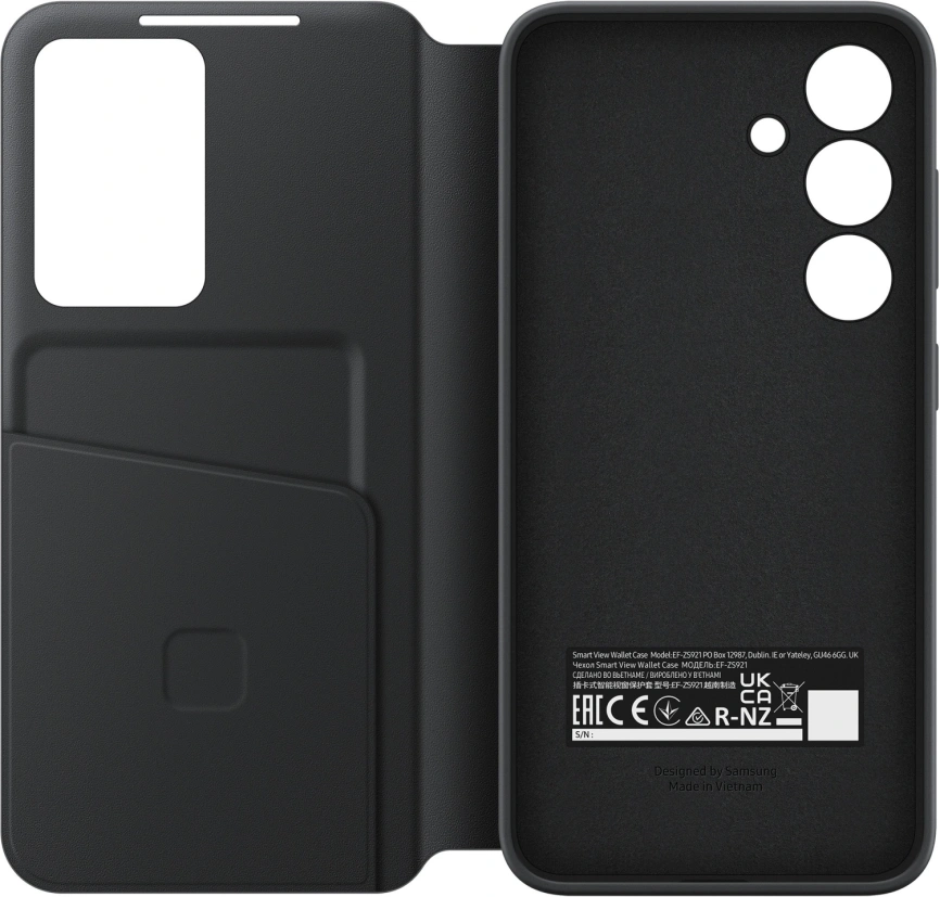 Чехол-книжка Samsung Smart View Wallet Case для S24 Black фото 4