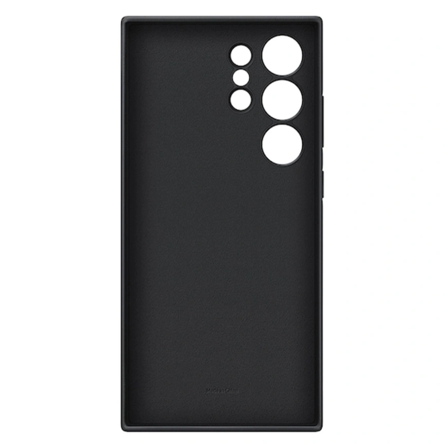 Чехол Samsung Vegan Leather Case для S24 Ultra Black фото 4