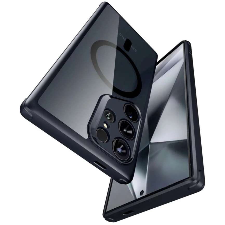 Чехол ESR Classic Hybrid Halolock Magsafe для Galaxy S24 Ultra (4894240190272) Clear Black фото 2