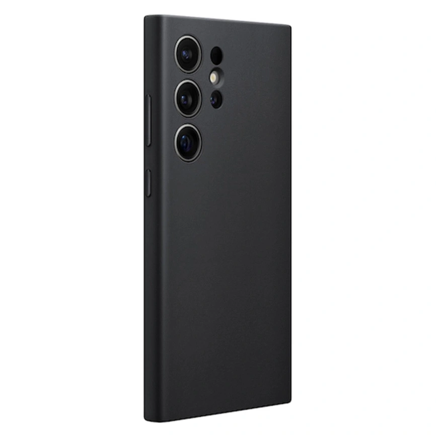 Чехол Samsung Vegan Leather Case для S24 Ultra Black фото 1