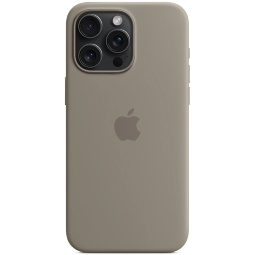 Силиконовый чехол Apple MagSafe для iPhone 15 Pro Clay фото 4