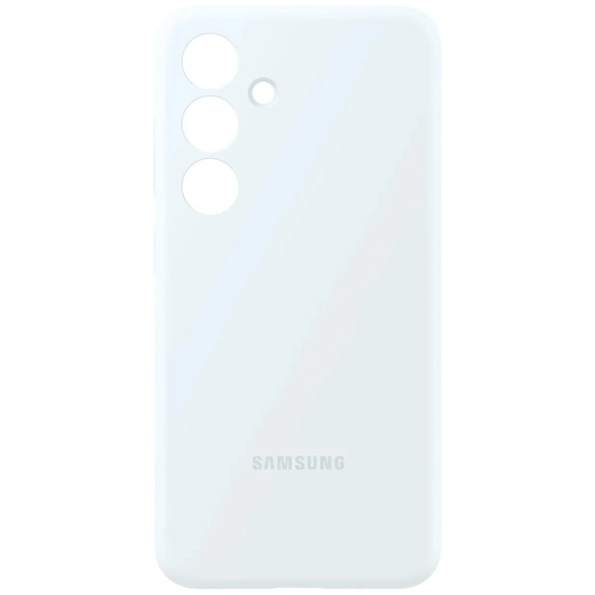 Чехол Samsung Silicone Case для S24 White фото 3