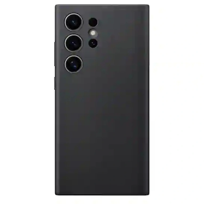 Чехол Samsung Vegan Leather Case для S24 Ultra Black фото 3