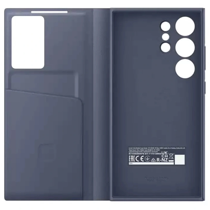 Чехол-книжка Samsung Smart View Wallet Case для S24 Ultra Violet фото 4