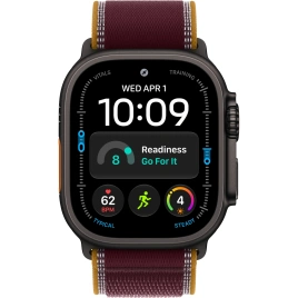 Смарт-часы Apple Watch Ultra 4 (2026) 49mm Black Titanium Case with Burgundy Trail Loop S/M