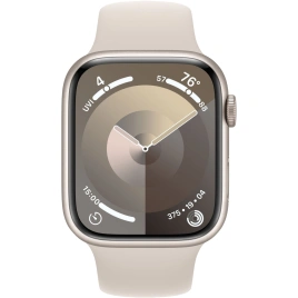 Смарт-часы Apple Watch Series 9 41mm Starlight Aluminum Case with Starlight Sport Band M/L (MR8U3)