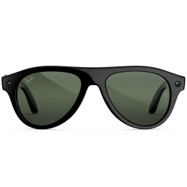 Умные очки Ray-Ban Aviator (Gen 3) Shiny Black Standard Transitions Graphite Green