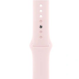 Смарт-часы Apple Watch Series 9 45mm Pink Aluminum Case with Light Pink Sport Band M/L (MR9H3)