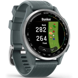 Смарт-часы Garmin Approach S44 43mm ( 010-03009-01) Silver/Twilight Silicone Band
