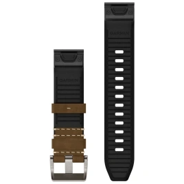 Ремешок Garmin Marq QuickFit Learther Watch Band (010-13225-07) 22mm Tundra/Black