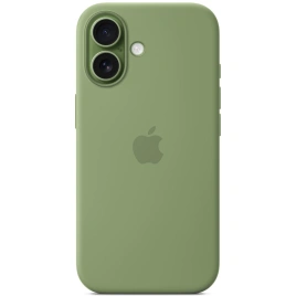 Чехол Apple Silicone Case with MagSafe для iPhone 17 Light Moss