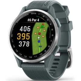 Смарт-часы Garmin Approach S44 43mm ( 010-03009-01) Silver/Twilight Silicone Band