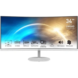 Монитор MSI 34" PRO MP341CQW VA White