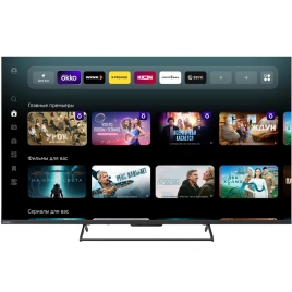 Телевизор Sber 55" QLED 4K UHD Салют ТВ (SDF-55UQ7000MBA)