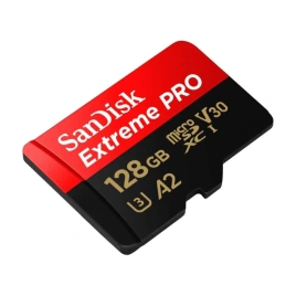 Карта памяти Sandisk Extreme Pro 128GB MicroSDXC Class 10/UHS-1/U3/V30 A2 SDSQXCJ-128G-GS6MA