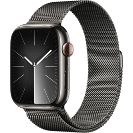 Смарт-часы Apple Watch Series 9 45 mm Graphite Stainless Steel Case with Graphite Milanese Loop