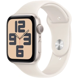 Смарт-часы Apple Watch SE (2024) 40mm Starlight Aluminium Case with Starlight Sport Band S/M (MXEF3)