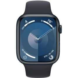 Смарт-часы Apple Watch Series 9 41mm Midnight Aluminum Case with Midnight Sport Band M/L (MR8X3)