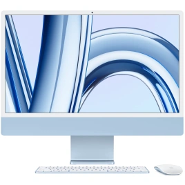 Моноблок Apple iMac (2023) 24 Retina 4.5K M3 8C CPU, 10C GPU/8GB/256Gb Blue (MQRQ3)