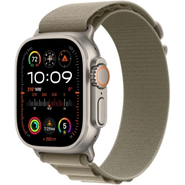 Смарт-часы Apple Watch Ultra 2 49mm Titanium Case with Olive Alpine Loop L