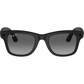 Умные очки Ray-Ban Wayfarer Matte Black/Polar (RW4008) L Gradient Graphite