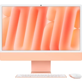 Моноблок Apple iMac (2024) 24 Retina 4.5K M4 10C CPU, 10C GPU/16GB/512Gb (Z1EW000DU) Orange