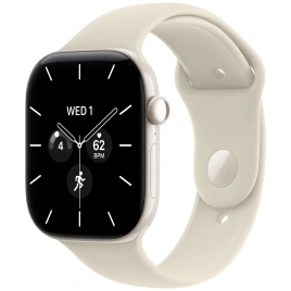 Смарт-часы Apple Watch Series 12 46mm Pearl White Ceramic Case with Sand Sport Band S/M