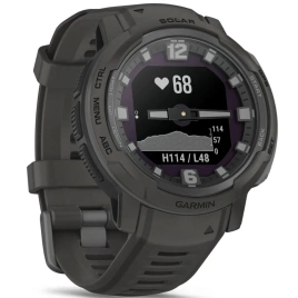Смарт-часы Garmin Instinct Crossover Solar 45mm Black Band (010-02730-11)