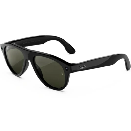 Умные очки Ray-Ban Aviator (Gen 3) Shiny Black Standard Green