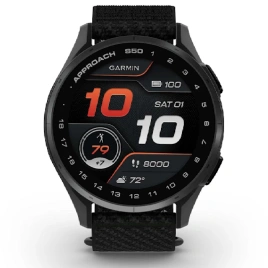 Смарт-часы Garmin Approach S50 50mm (010-03010-00) Slate/Black ComfortFit Nylon Band