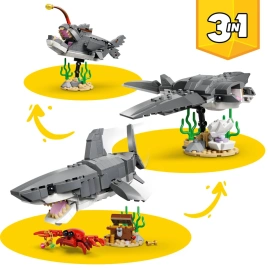 Конструктор LEGO Creator Fierce Shark with a Treasure Chest 3 in 1 31381