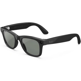 Умные очки Ray-Ban Wayfarer (Gen 2) Shiny Black M Clear to Graphite Green Transitions