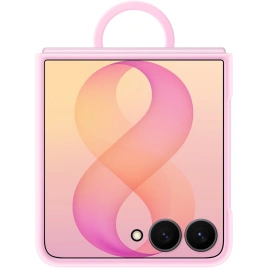 Чехол Samsung Silicone Ring Magnet для Galaxy Z Flip8 Pink