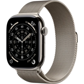 Смарт-часы Apple Watch Series 11 46mm Natural Titanium Case with Natural Milanese Loop S/M
