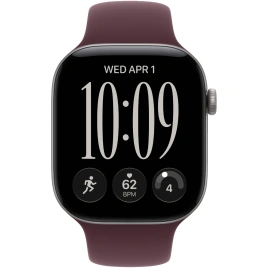 Смарт-часы Apple Watch Series 12 46mm Space Gray Aluminum Case with Burgundy Sport Band M/L