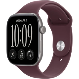 Смарт-часы Apple Watch Series 12 46mm Space Gray Aluminum Case with Burgundy Sport Band M/L