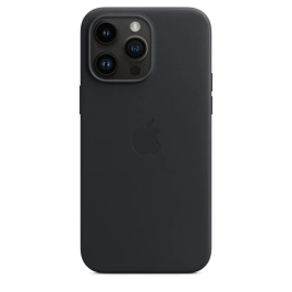 Кожаный чехол Apple MagSafe для iPhone 14 Pro Max Midnight