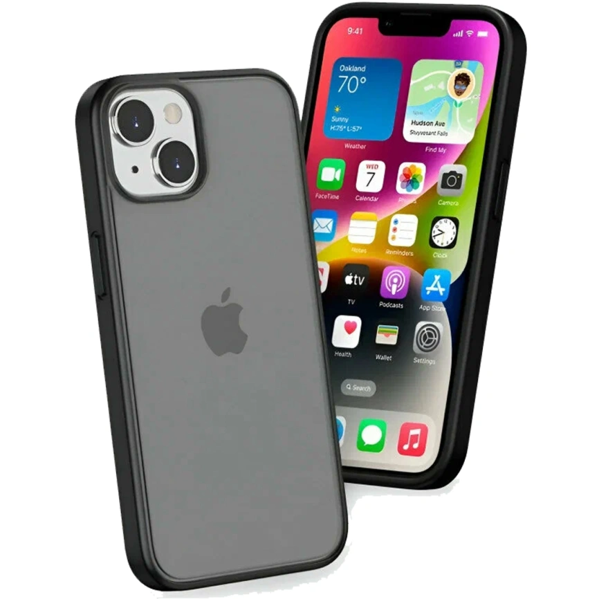 Чехол Gurdini Shockproof Case iPhone 14 Black фото 1