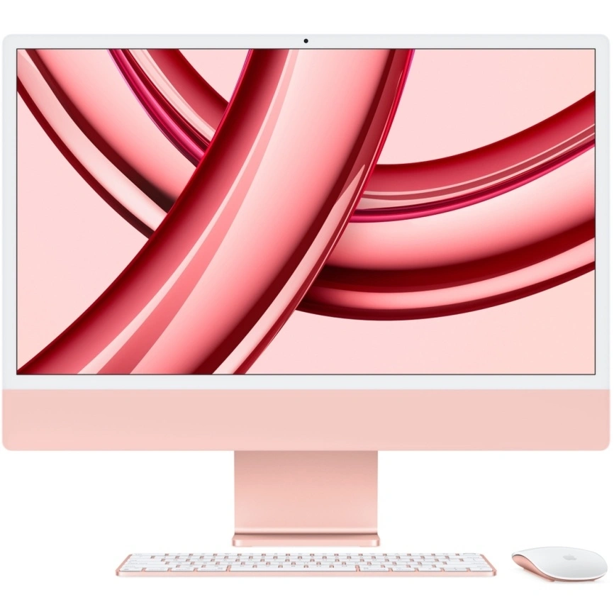Моноблок Apple iMac (2023) 24 Retina 4.5K M3 8C CPU, 10C GPU/8GB/256Gb Pink (MQRT3) фото 1