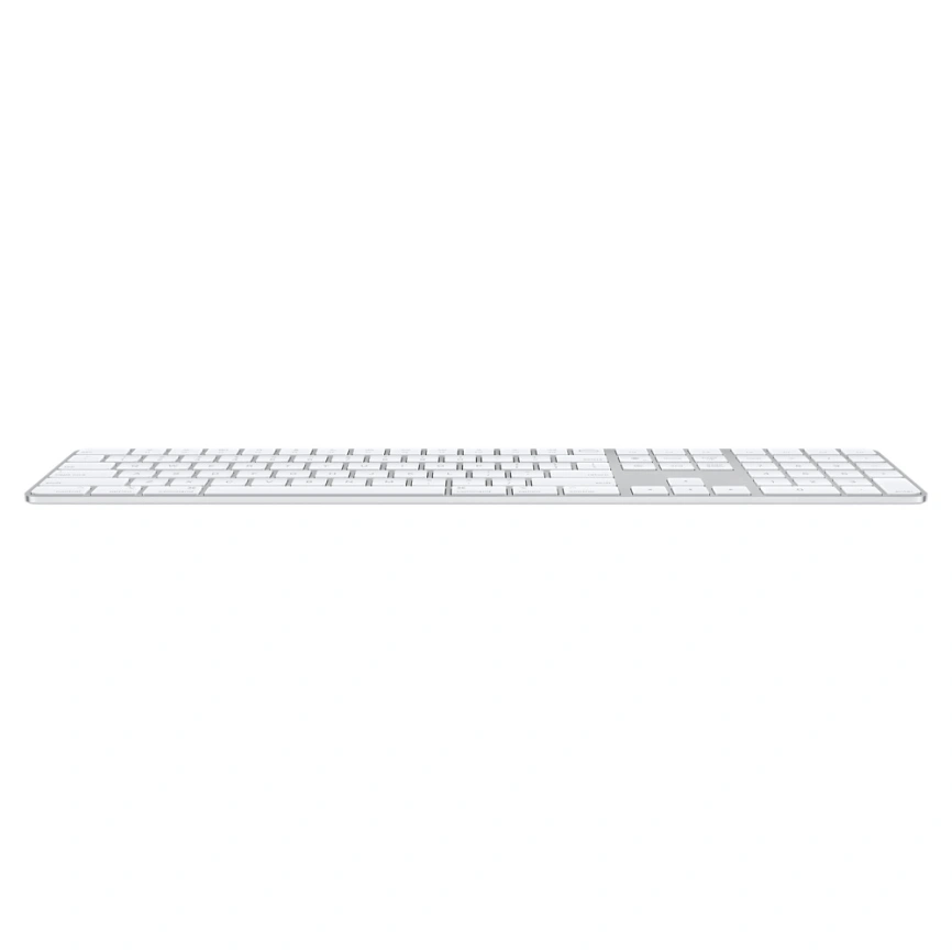 Клавиатура беспроводная Apple Magic Keyboard with Touch ID and Numeric Keypad (MK2C3) White фото 4