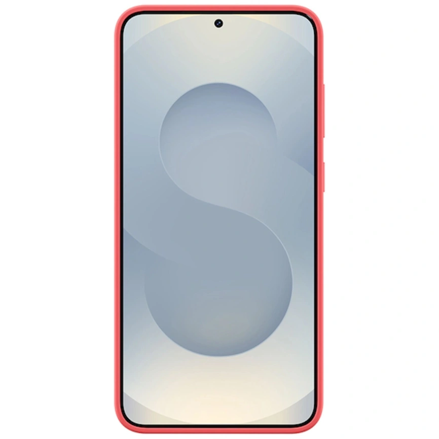 Чехол Samsung Silicone Case для Samsung Galaxy S25 Plus Red фото 4