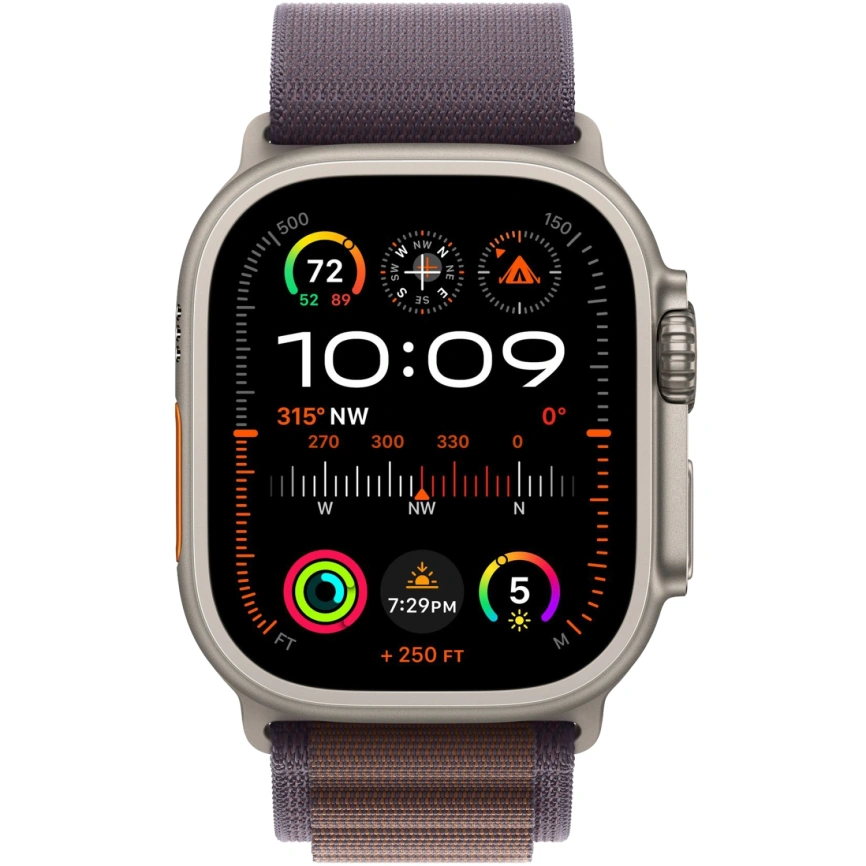 Смарт-часы Apple Watch Ultra 2 49mm Titanium Case with Indigo Alpine Loop L фото 3
