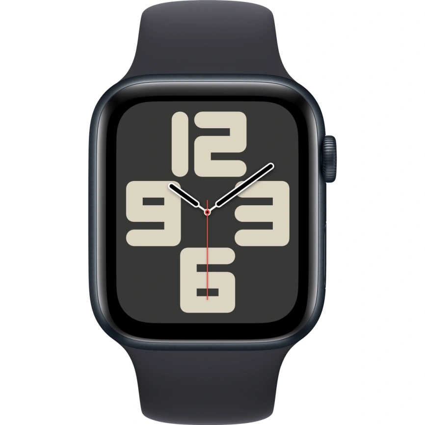 Смарт-часы Apple Watch SE (2023) 44mm Midnight Aluminium Case with Midnight Sport Band M/L (MRE93) фото 4